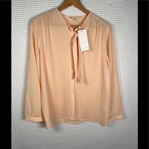 Relished poliester top light orange women size L